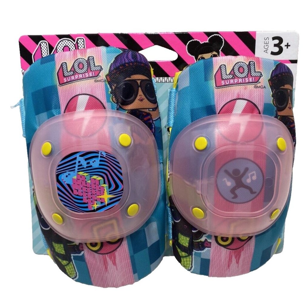 Brand New LOL Surprise Protective Gear Kids Bike Knee Pads and Elbow Pads Set